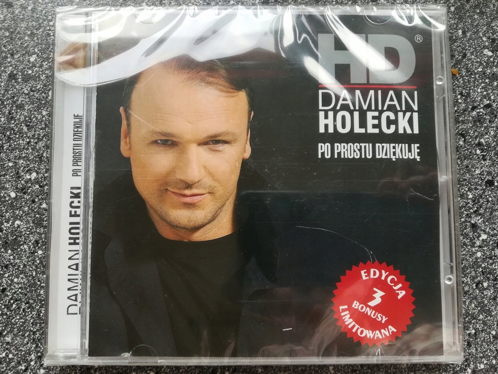 CD - DAMIAN HOLECKI-PO PROSTU DZIĘKUJĘ - FOLIA!
