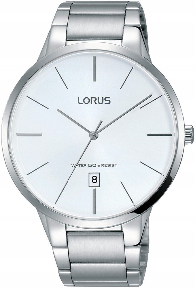 NOWY SREBRNY ZEGAREK DAMSKI LORUS RS901DX9 GRAWER