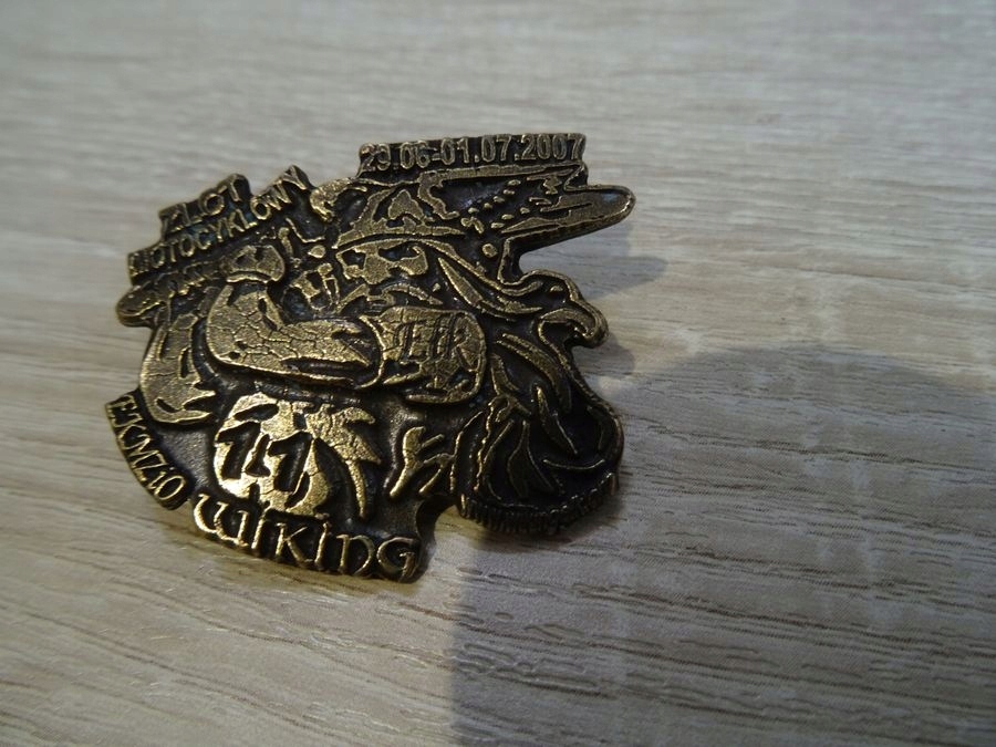 Blacha zlotowa znaczek zlot Wiking EŁK 2007