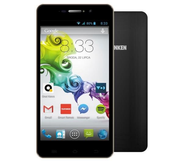 OUTLET OLEOLE! SMARTFON TELEFUNKEN FOXTROT CZARNY 