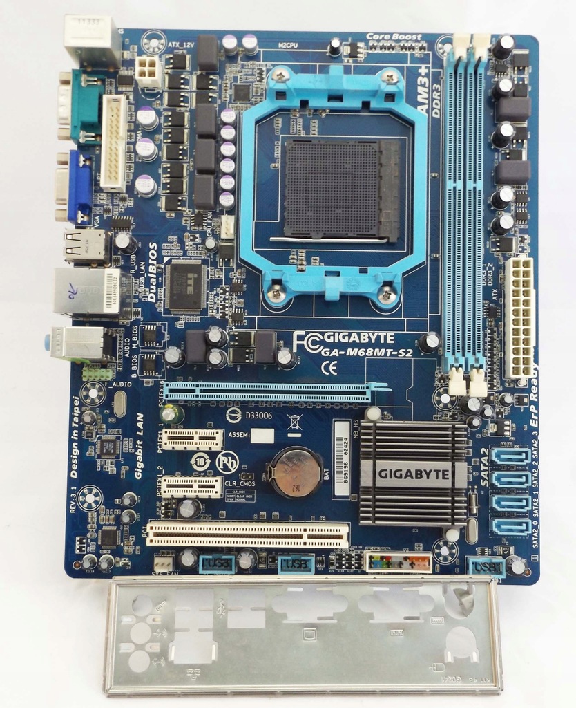 Gigabyte ga m68mt s2 нет звука