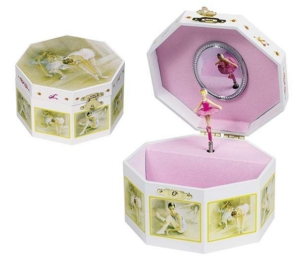 Szkatułka z pozytywką dla dziewczynki - Retro - 6718847077 - oficjalne