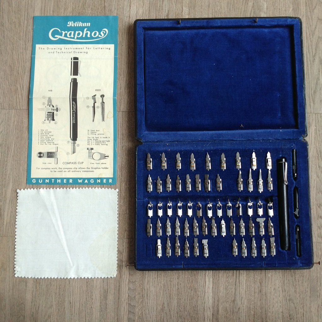 PELIKAN GRAPHOS - Zestaw do kaligrafii (60 elem.)