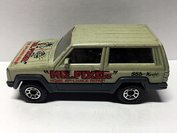 matchbox jeep cherokee 1986