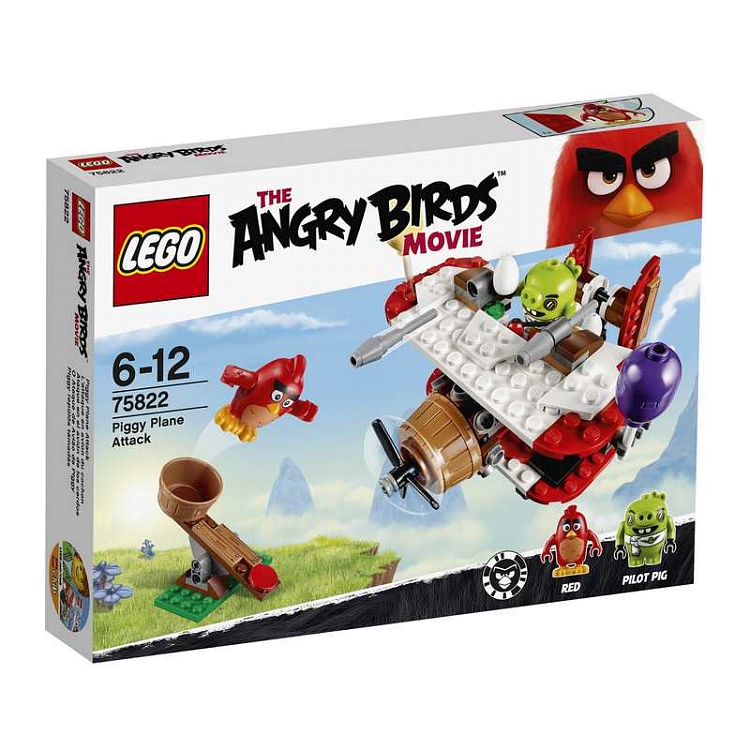 LEGO ANGRY BIRDS 75822 ATAK SAMOLOTEM ŚWINEK