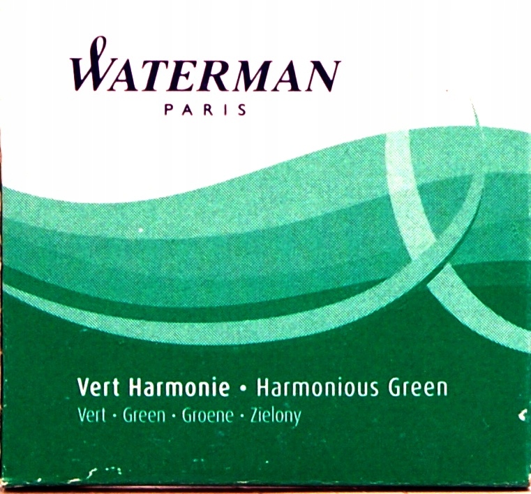 Zielone naboje do pióra WATERMAN