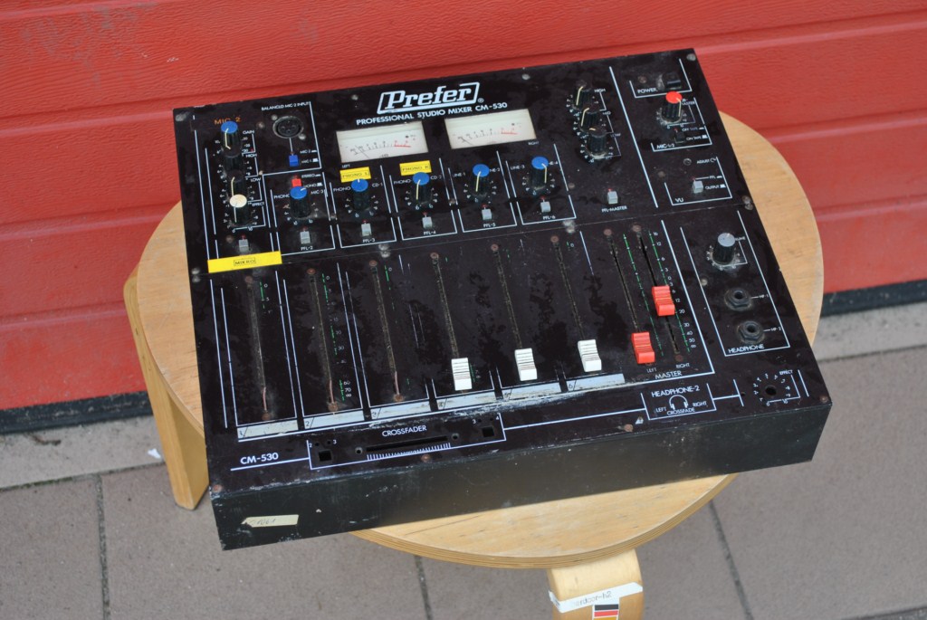 Mixer audio PREFER CM-530/Na części/uszkodzony