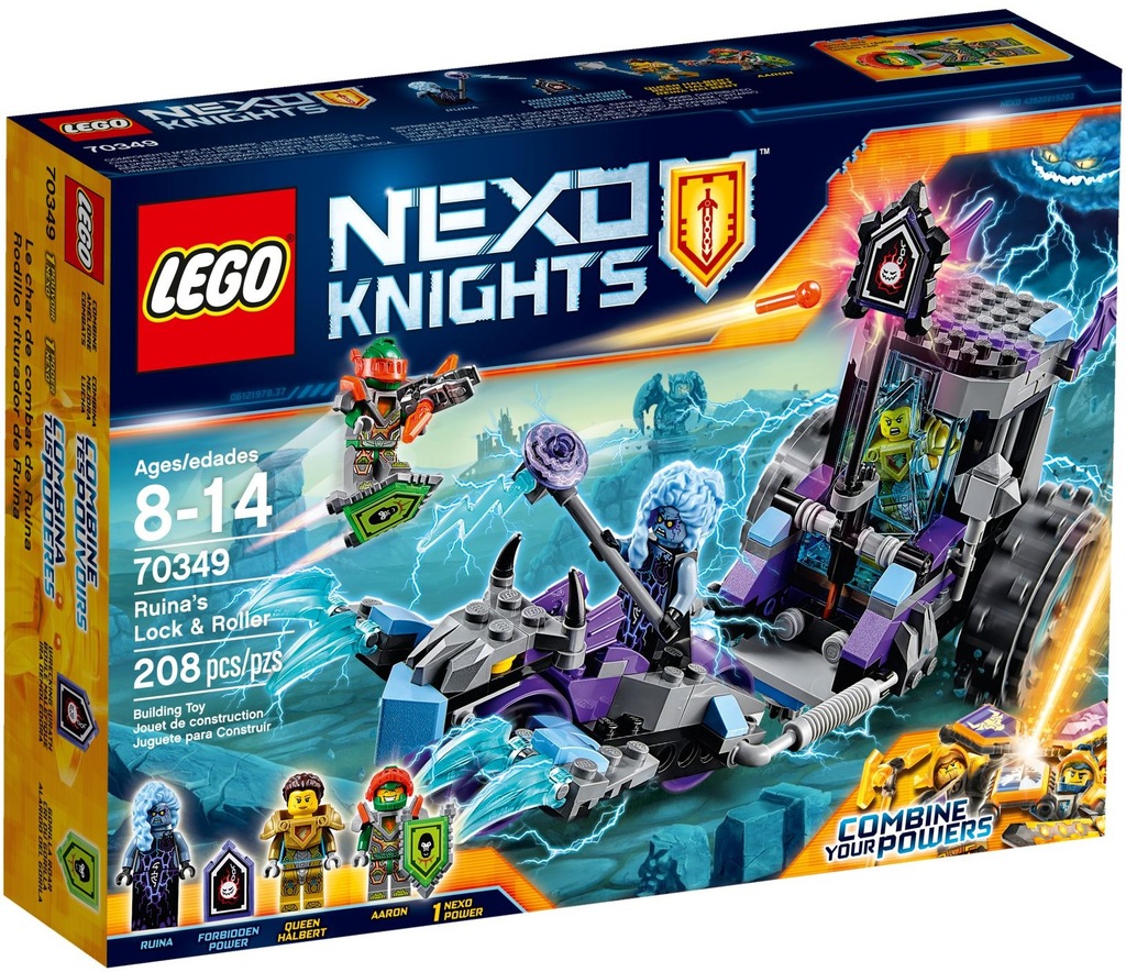 LEGO 70349 NEXO KNIGHTS MIAŻDŹĄCY POJAZD RUINY