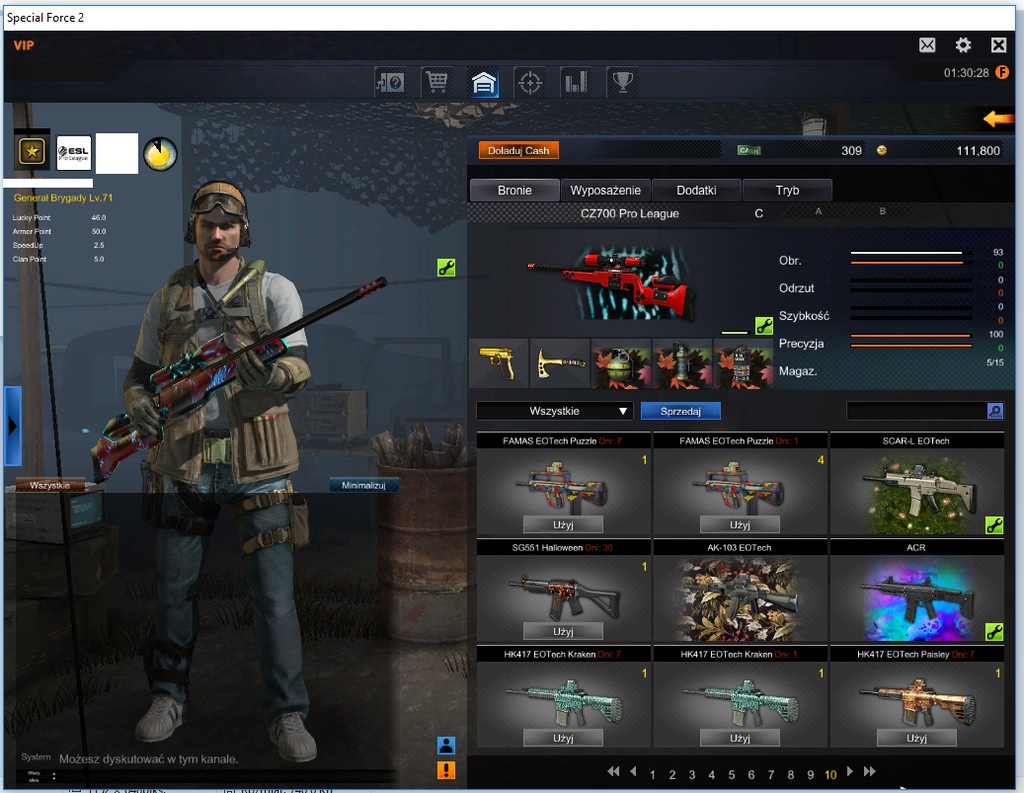 Skill special force 2 S.K.I.L.L. SF2 Konto 71 LVL