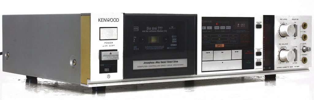 KENWOOD KX-880 PIĘKNY MAGNETOFON STEREO HX VINTAGE - 7665647833 ...