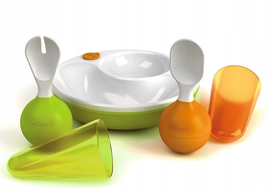 mOmma Miseczka +sztućce + kubek BPA free