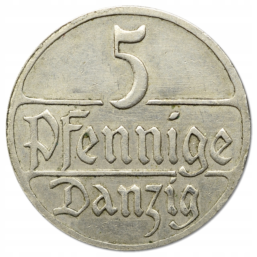 17.WM GDAŃSK, 5 FENIGÓW 1923