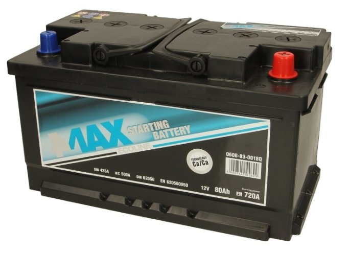 AKUMULATOR 80Ah 720A Citroen JUMPER Fiat DUCATO