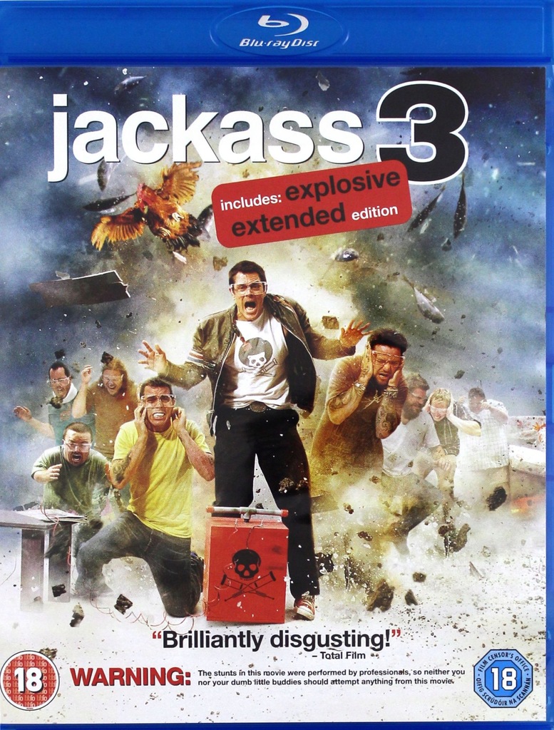 JACKASS 3 [BLU-RAY] - 7645788577 - Oficjalne Archiwum Allegro