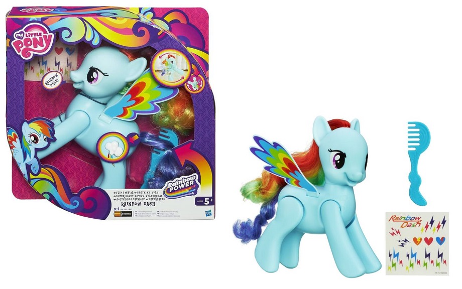 My little Pony Skacząca Rainbow Dash A5905