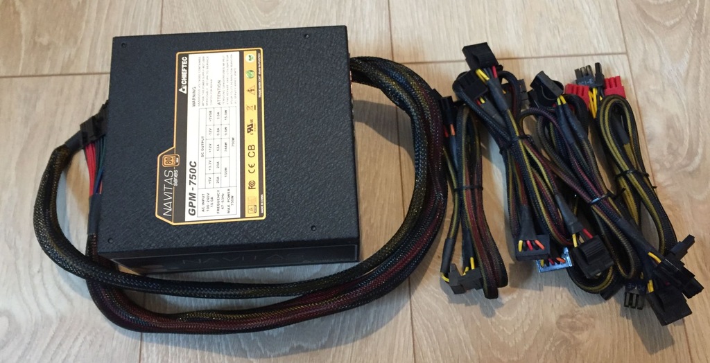Chieftec GPM-750C (750W) MODULARNY 80+ GOLD - 7178764426 - oficjalne ...
