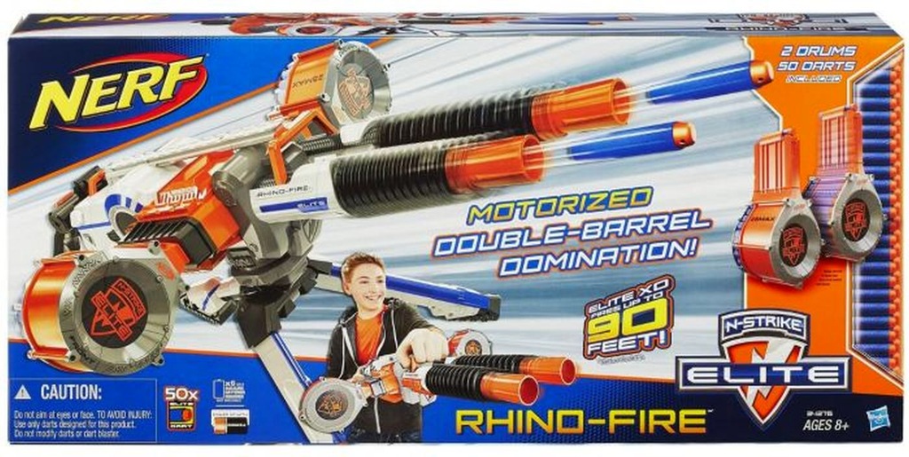 Nerf Elite @@ RHINO-FIRE 34276 @@ na 50 strzałek!!