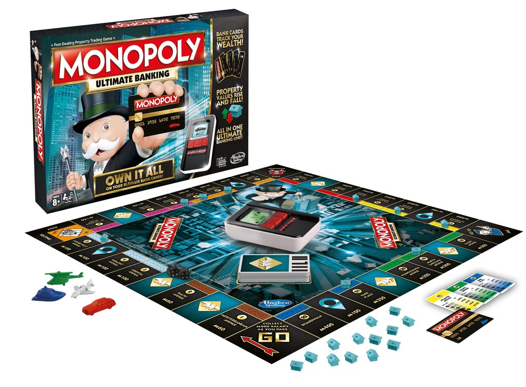 S4 GRA MONOPOLY ULTRA BANKING B6677 HASBRO