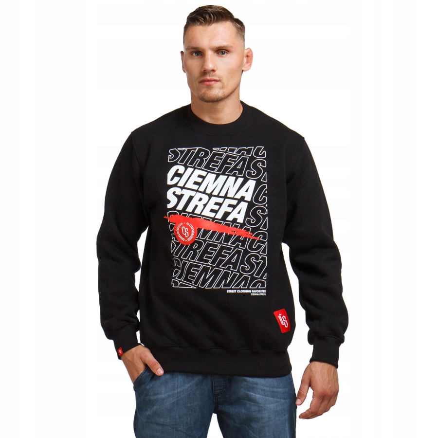 Ciemna Strefa - Prostokąt Bluza Klasyczna L