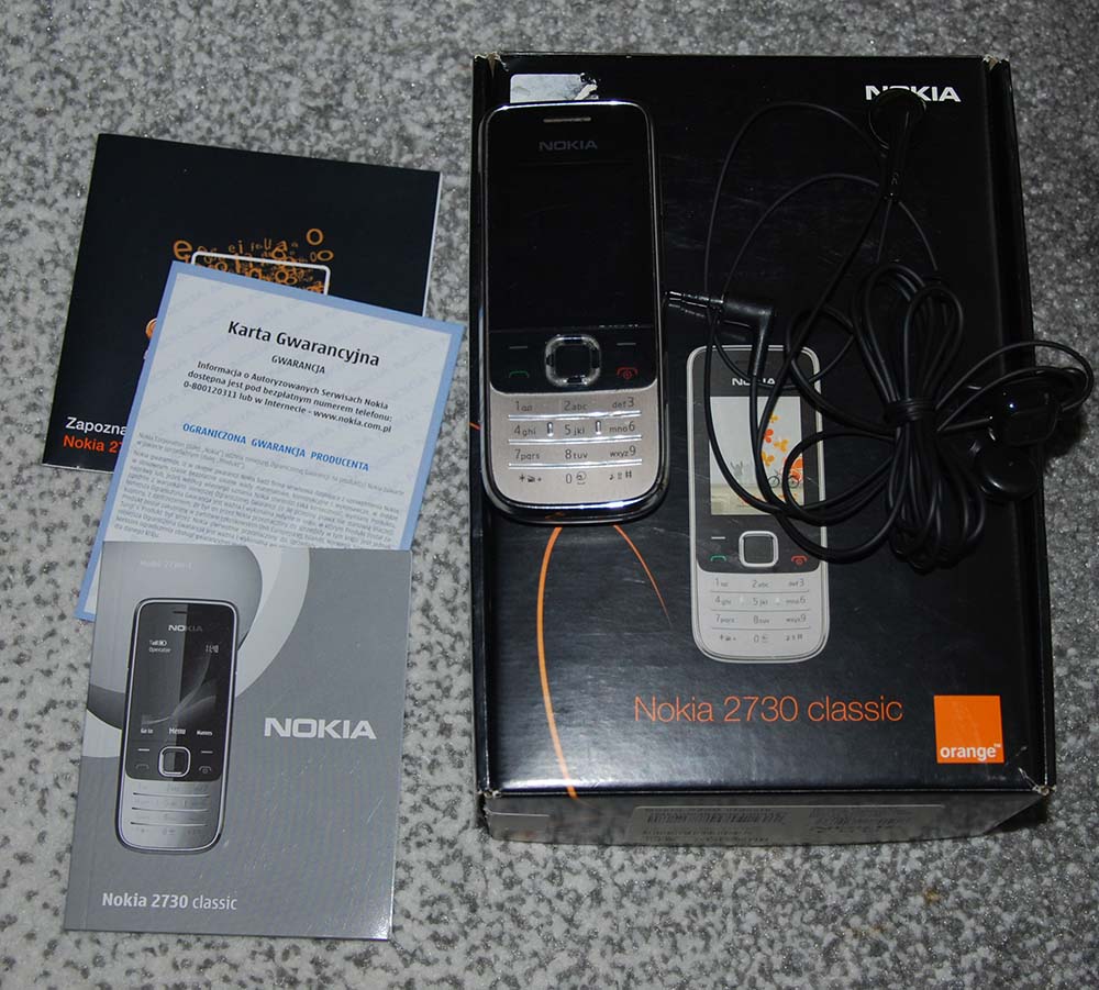 NOKIA 2730 classic, simlock orange