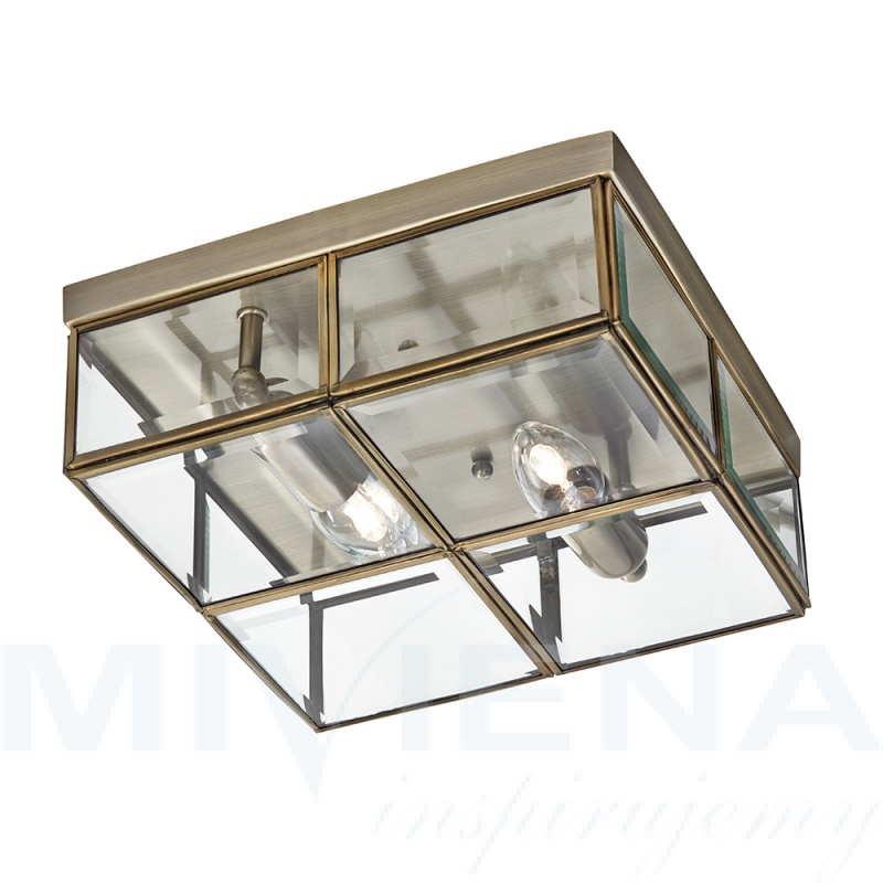 Miviena plafon Flush patyna, ledy 2x5,5W gratis