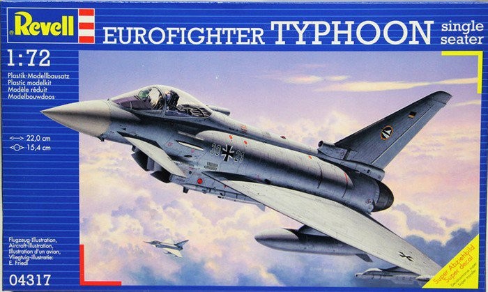 Eurofighter Typhoon Single Seater Revell-tanio