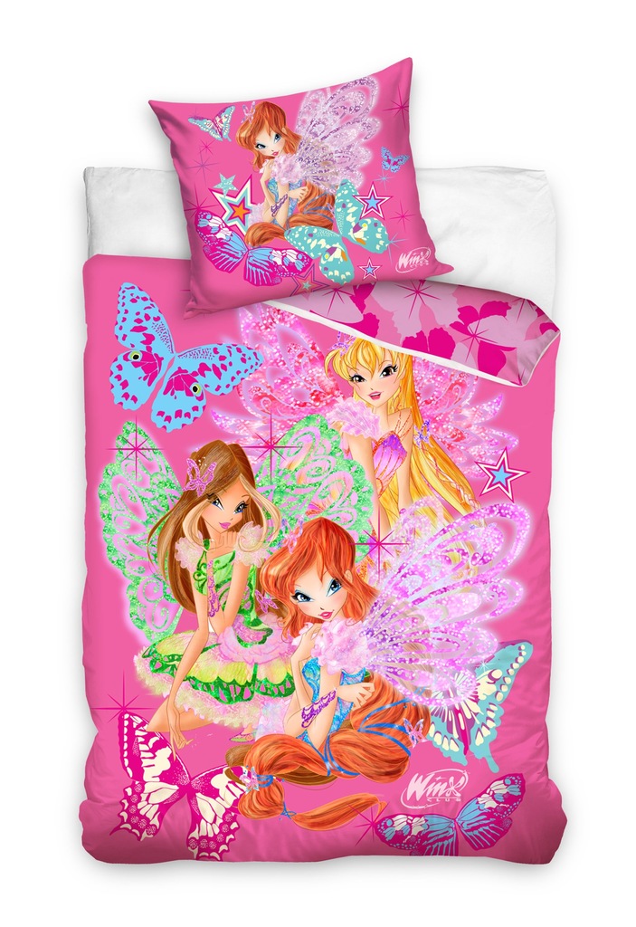 POŚCIEL 160X200 KLUB WINX WRÓŻKI FAIRES CLUB WINKS