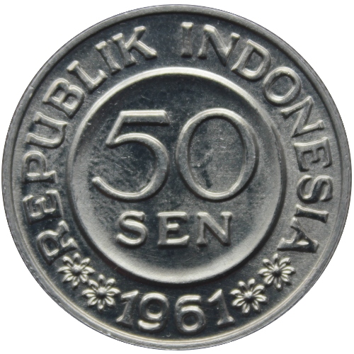 50 sen 1961 Indonezja st.I