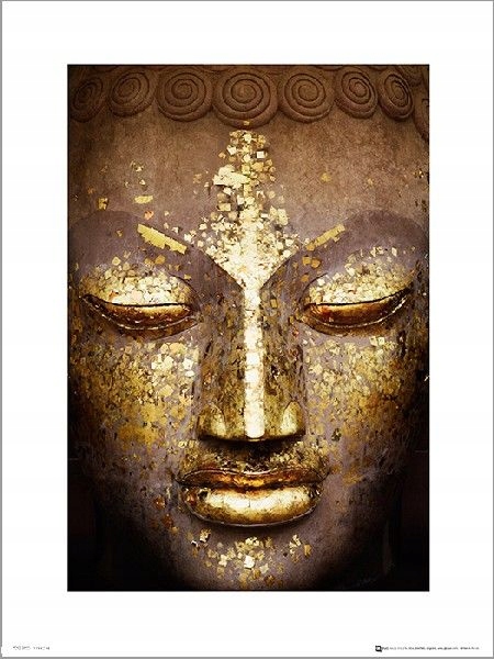 Buddha Gold - plakat premium