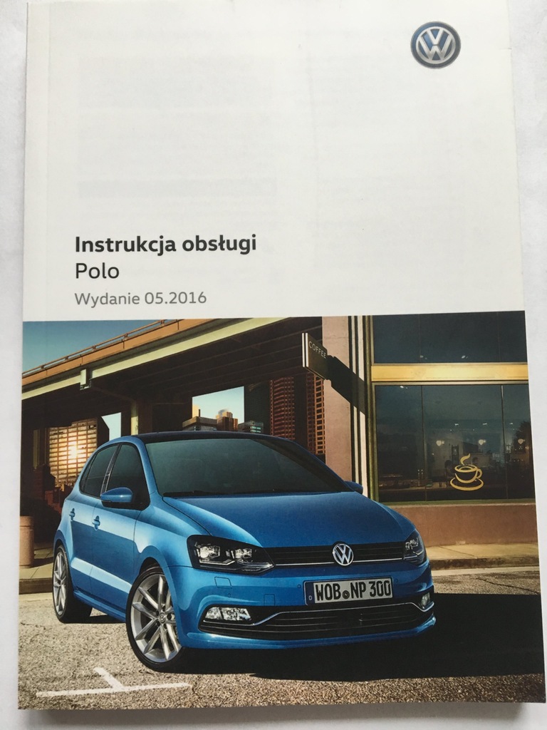 VW Polo 2016 polska oryginalna instrukcja obsługi