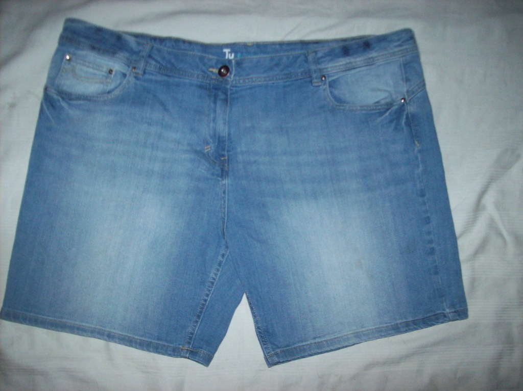 spodenki jeans,dżinsowe z elastanem ,puszystej~48