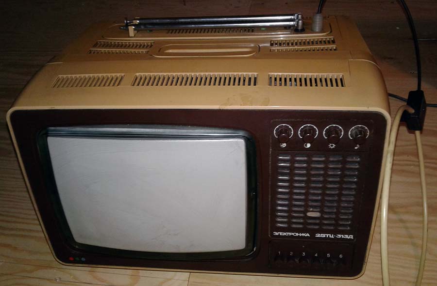 Stary RETRO TV made in ZSRR