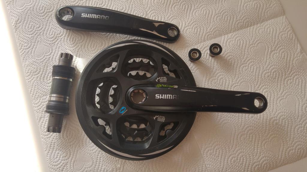 Korba Octalink Shimano FC-M311 + suport