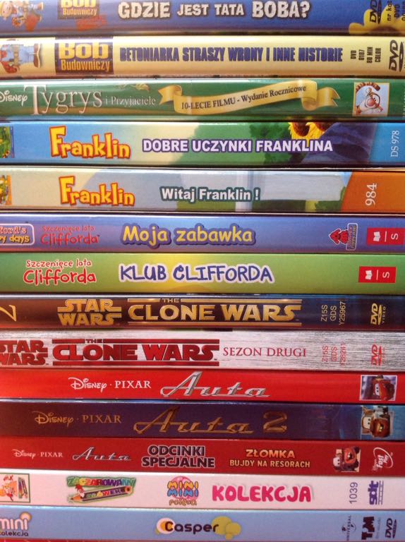 Bajki DVD dla dzieci - Clifford, 3 płyty