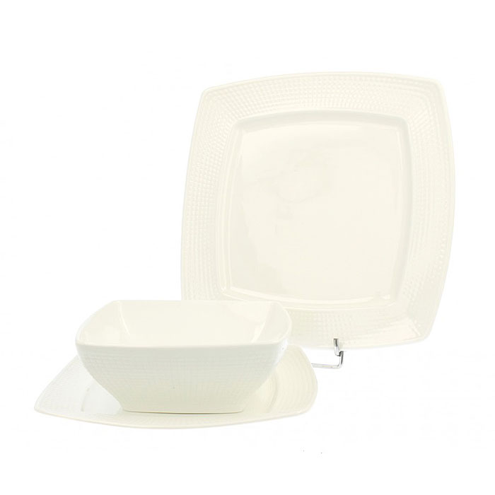 Duo Beta Serwis Obiadowy 18 el. Porcelana Zestaw