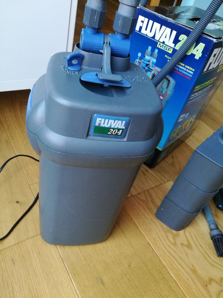Filtr zewnętrzny FLUVAL 204 100% sprawny! KOMPLET