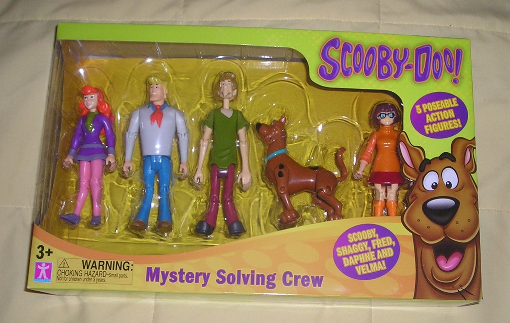 Scooby Doo Mystery Solving Crew 5 figurek