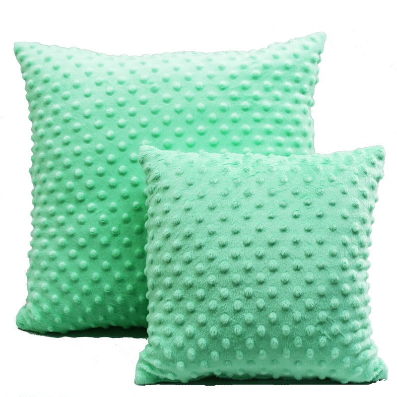 Poszewka plusz minky na poduszkę jaśka 30x30 mięta