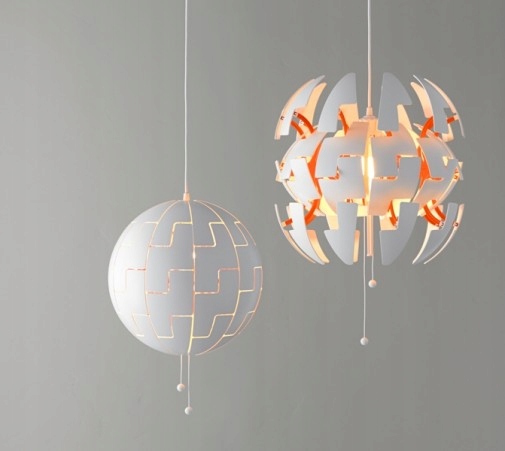 IKEA LAMPA WISZĄCA ROZKŁADANA IKEA PS POMARANCZOWA