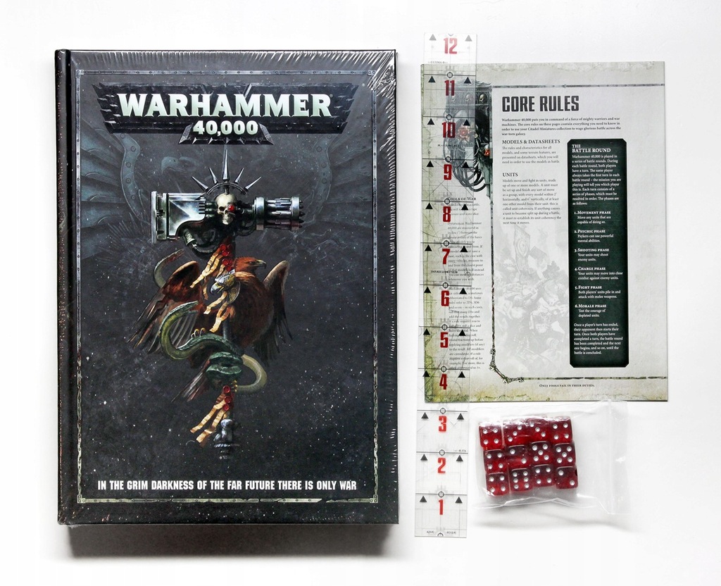 Warhammer 40 000 Rulebook 8 EDYCJA NOWY !!! 7562765728 oficjalne archiwum Allegro