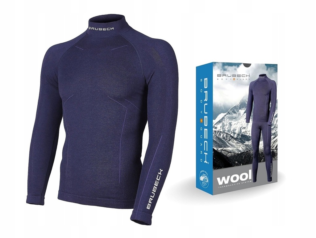 XL- Brubeck Merino Wool MEN koszulka termoaktywna