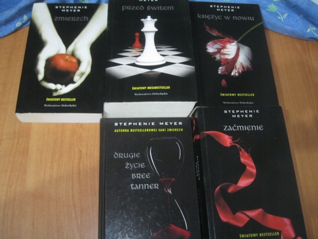 Stephenie Meyer Saga Zmierzch 5 Tomow 7683261694 Oficjalne Archiwum Allegro