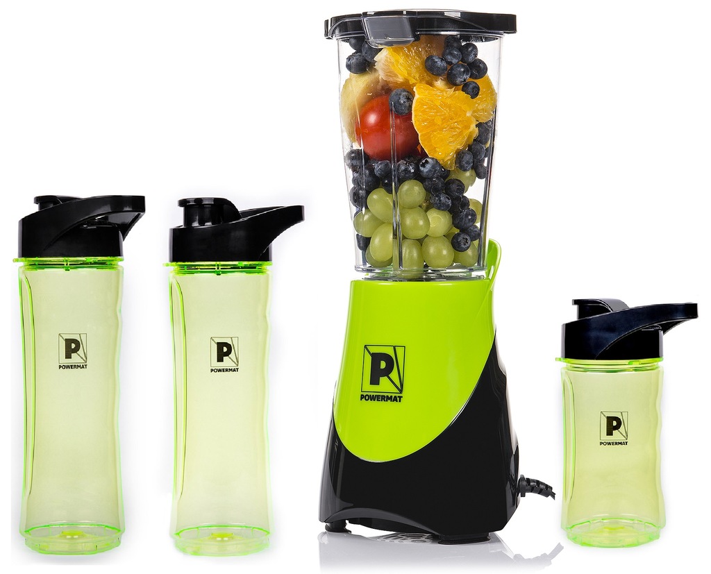 BLENDER KIELICHOWY 800W 3 BUTELKI MIKSER SHAKER