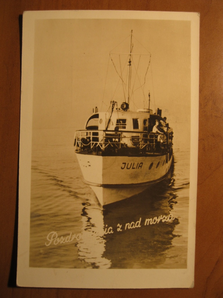 M/S JULIA z 1955 JASTARNIA Pol.Żegluga Przybrzeżna