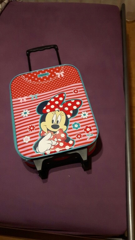 walizka plecak na kółkach myszka minnie