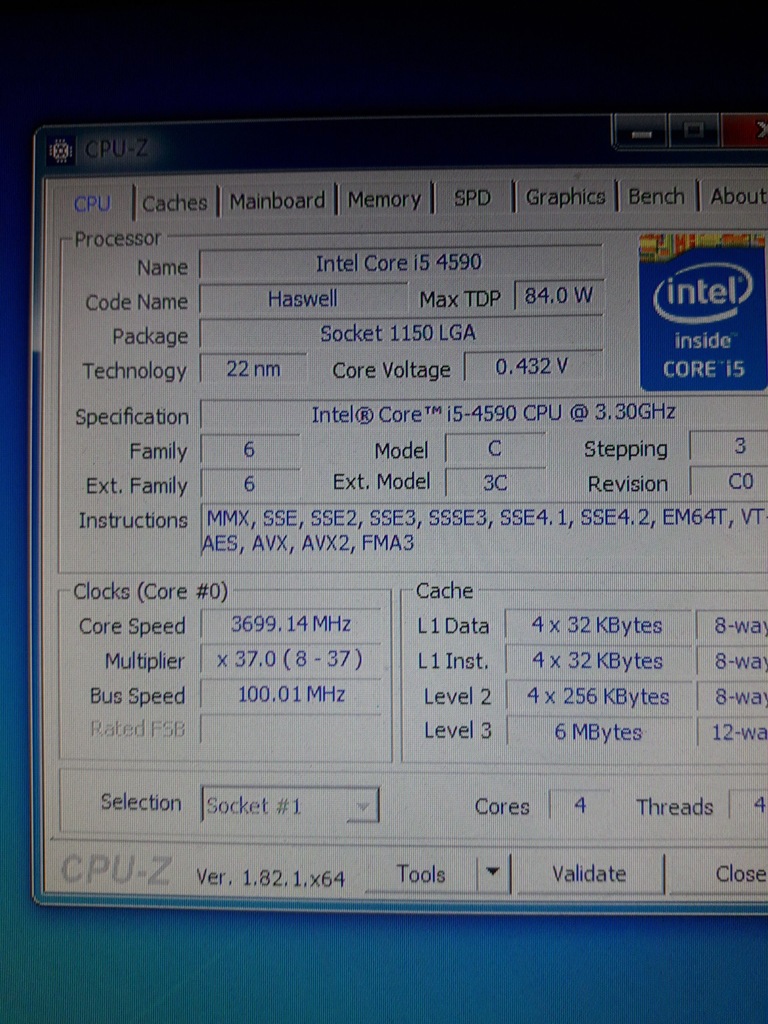Intel i5 4590 Tanio. Świetny stan.