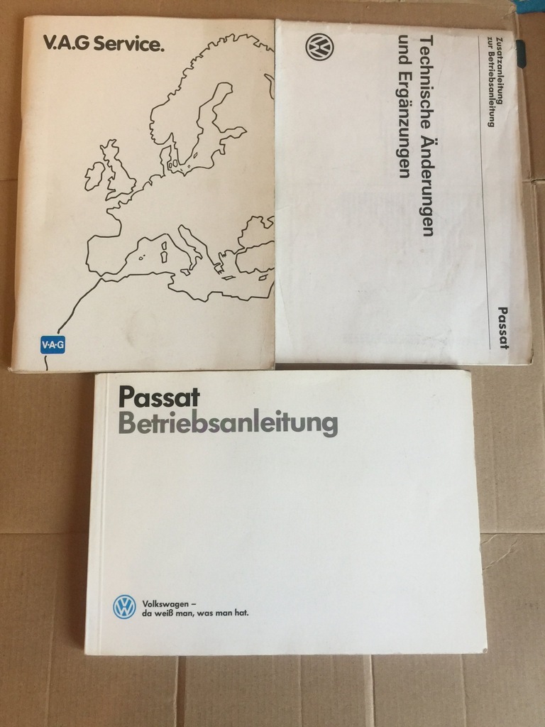 VW Passat B3 instrukcja, książka serwisowa