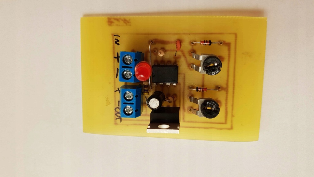 MOCNY Przerywacz 12V 6A Ne555 NPN