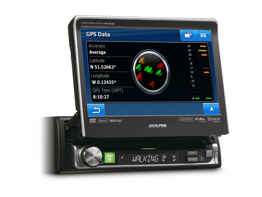 ALPINE IVA-D511R/RB STACJA MULTIMEDIALNA 1 DIN