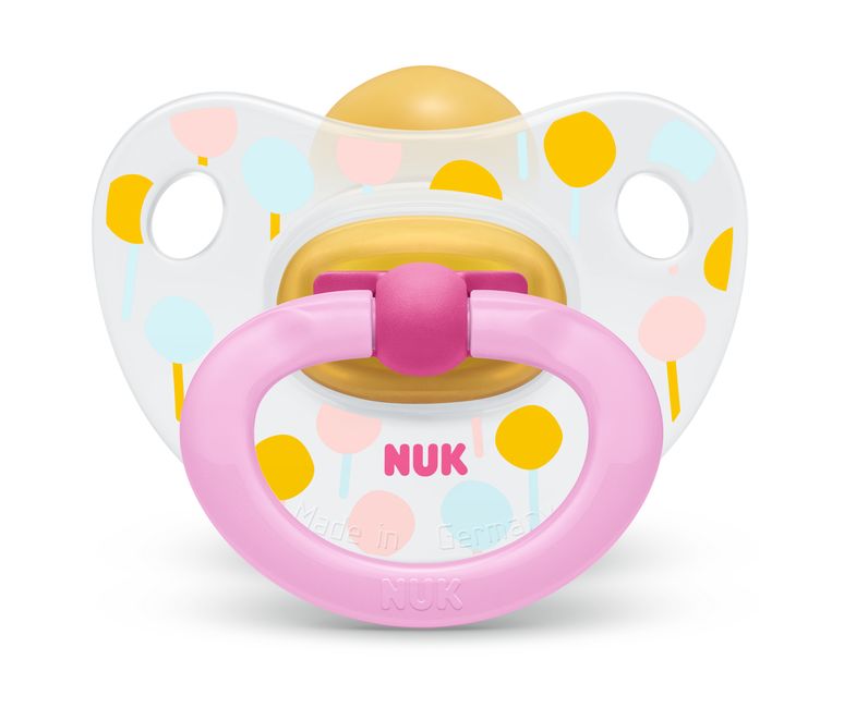 NUK Lateksowy smoczek Classic Happy Kids 18-36m